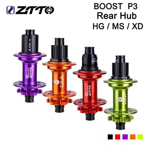 ZTTO Rear Hub MTB P3 Boost 12x148mm Bike 32 Hole Hubs 6 Pawls Disc Brake VS DT QR Thru Axle Sealed B