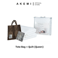 [NOT FOR SALE] AKEMI Hollowfil Quilt (Queen) + Tote Bag