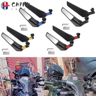 CHINK 1 pair Rearview Mirrors Wind Wing Universal Rotating Side Mirrors Adjustable Mirror Spoiler for Ducati