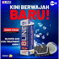 8LINE Aircond Car Coil Treatment NEW PACKAGING ORIGINAL | 8 Line Pencuci Aircond Kereta | 8 Line Sej