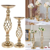 Table Centerpiece Flower Holder Gold Metal Flower Bouquet Vase for Wedding Mariage Decor Table/Aisle