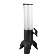 O4[IpvCQZ]1.5L Beer Dispenser Tower Easy Clean Integrated Tap with Ice Tube and LED Light Clear Beve