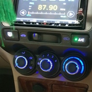 led for aircond switch panel honda city jazz (3 month warranty)