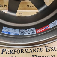 [1PC] PROMAX Sport Rim 15inch TE37 15x7JJ ET35/ET28 4H100 OLD GOLD-S | Premium Alloy Wheel