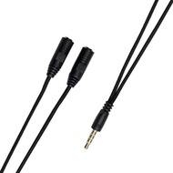 Liveatmv.shop - Audio Cable And Mic Splitter 2 to 1/3.5mm/Male to 2 Female