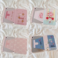 24 Hours Case 360 Rotating Ipad Air7 Air6 Air5 Pen Holder Dachshund Ribbon Bow Gen9 Gen11 Ipad Case