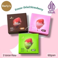 BARLY'S Freeze Dried Strawberry 60g HALAL Indonesia BPOM Strawberry Matcha Cocoa Flavor