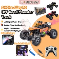 2.4Ghz RC Car 1/16 Alloy 4WD Monster Truck Crawler Climbing Car 4x4 Bigfoot Remote Control Car Toys 