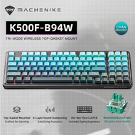 Machenike K500F-B94W คีย์บอร์ดแบบกลไกไร้สายสามโหมดอุปกรณ์เสริม94คีย์ปลั๊กเอนกประสงค์การติดตั้งออนบอร