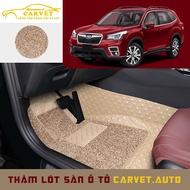 Thảm lót sàn 5d 6d cho xe Subaru Forester da cao cấpchống xướcchống nướcchống mùi-Carvet