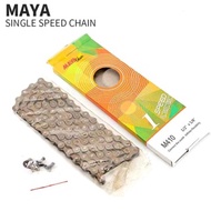 BIKEOPTIONS MAYA CHAIN Bike Single-Speed Bicycle Chain 98/114/116 Links