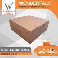 CATERING BOX AQIQAH BOX GRILLED CHICKEN BOMBOLONI CAKE 18 x 18 x 7 / 20 x 20 x 7.5