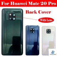 Glass Housing Back Cover For Huawei Mate 20 Pro 20Pro Replacement Battery Back Cover Door Case Parts With Lens With Sticker