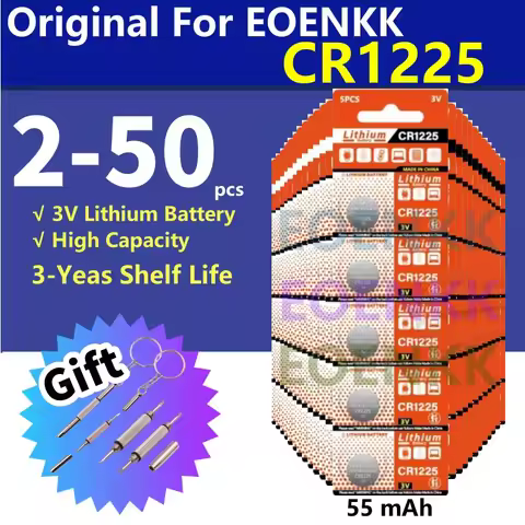 2-50pcs CR1225 3v Lithium Battery Bulk Compatible with CR 1225 BR1225 KL1225 L1225 ECR1225 KCR1225 f