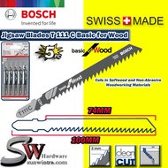 Bosch Jigsaw Blade T 111 c Basic For Wood T-111C T111C 1PC / 5PCS