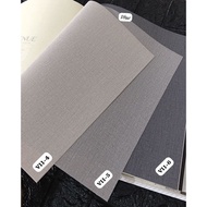 AVENUE PREMIUM GREY CREAM FABRIC TEXTURE PLAIN WALLPAPER