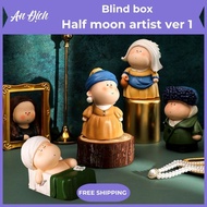 [1 Any Box] Blind Box Blind box Half moon artist version 1, Decorative Model, Unique Gift