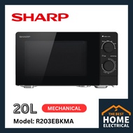 Sharp 20L Basic Microwave Oven R203EBKMA [Mechanical] | R207EK [Digital]