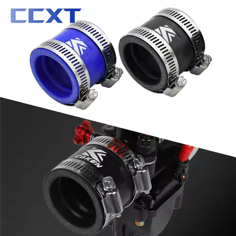 38mm Motorcycle Carburetor Rubber Adapter Inlet Intake Pipe For ZSDTRP MIKUNI KEIHIN OKO KOSO PWK PE