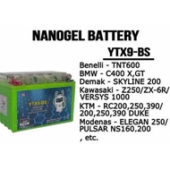 BATTERY YTX9A-BS SC PRO /GELBATT  SYM VTS200 /MODENAS ELEGEN 150 /ELEGEN 200 SYM SYMPONIE