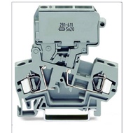 281-611/281-541 Fused Terminal Block, 2 Ways, 28AWG to 12AWG, 4 mm², Clamp, 10 A, 800 V