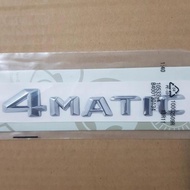 Mercedes Benz 4Matic Emblem Original 4Matic Writing Emblem/