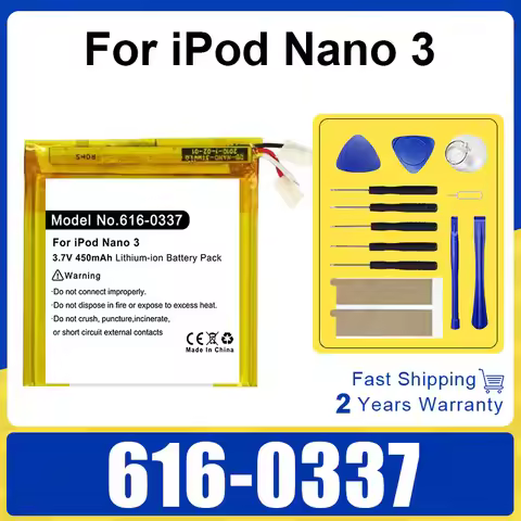 A1236 616-0337 Battery For iPod Nano 3 3rd Gen 3TH 4GB 8GB MA980LL/A MB249LL/A Nano3 Batteries