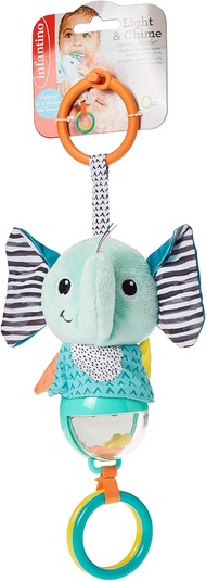 Infantino : Light & Chime Sensory Rattle - โมบายกระดิ่ง - ช้าง