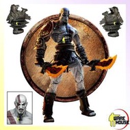 ￥儲藏室￥港版 NECA 奎托斯 奎爺 戰神3 God of War 7寸終極 克雷多斯 Kratos  雙頭雕 超可動