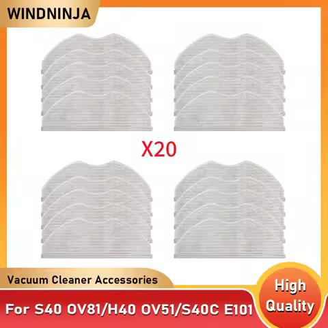 Mop Pads For Xiaomi Robot Vacuum H40 S40 S40C OV81 OV51 E101 Mop Cloth Rags Vacuum Cleaner Accessori