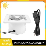 4 Inch Inline Duct Fan Air Ventilator Metal Pipe Ventilation Exhaust Fan Extractor Bathroom Fan Duct
