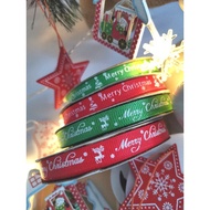 *Sg Stock* Christmas ribbon gift wrapper grosgrain ribbon