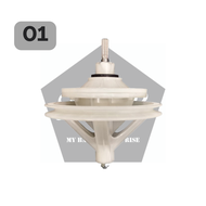 [READY STOCK] SHARP Semi Auto / Twin Tub Washing Machine Gear Box / 双桶洗衣机 ESS80 ES-T808FMEST1416 EST