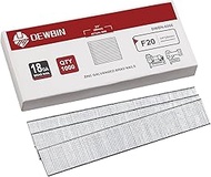 DEWBIN 18 Gauge Brad Nails, 1000 Counts 3/4-inch 18 GA Brad Nails, Galvanized Nails for Nail Gun, Fi