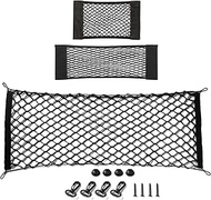 Car Cargo Net for VW Tiguan 5N AD/BW Allspace R/X R-Line 2007-2024, 4 HooK Car Rear Trunk Elastic Me