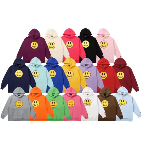 Drew House Multicolored Streetwear Hoodie Women Men Hip Hop Pullover Sweatshirt Unisex Couple Casual