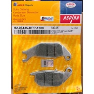 Aspira H2-06435-KPP-1300 Brake Pads aspira kpp 1300 brake pads supra aspira brake pads KPP1300 for S
