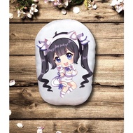 Hestia Danmachi teddy bear with 2 sides/Danmachi Hestia anime pillow