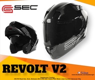 SEC Revolt v2 2023 Modular Helmet + FREE Extra Smoke Visor and Spoiler