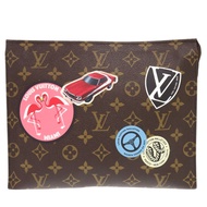 Excellent condition Louis Vuitton Poche Toilette World Tour Monogram M41438 Braun Clutch Bag LV 1264