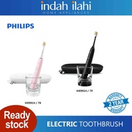 PHILIPS Berus Gigi Elektrik DiamondClean - Black/Pink HX9914/75 HX9914/76