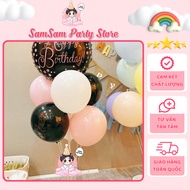 7-Branch Mica Plastic Pillar with Fake Balloons for Birthday Decoration Event Wedding Room Decoratio