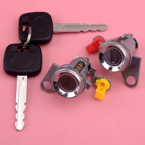 Front Door Lock Key Set Fit for Toyota Tacoma 1995 1996 1997 1998 1999 2000 2001 2002 2003 2004 DL-T