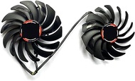 REMSEY 2PCS PLD10010S12HH 4PIN RX 580 GPU Cooler Fan Compatible for MSI GTX 960 GTX980Ti Gaming GTX 950 GTX 1060 1080 RX 470 Gaming Graphic Card Kindly