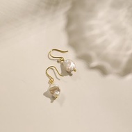 點點巴洛克珍珠耳環