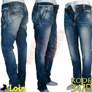 CELANA BIRU HITAM CFL S347I1 ORIGINAL PRIA CFS347D1 LOIS JEANS