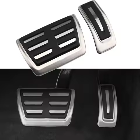 LHD Foot Pedal Cover for Audi Q5 Q7 Q8 A4 B9 A5 A6 (C8) A7 2018-2024 Foot Gas Accelerate Brake Pedal