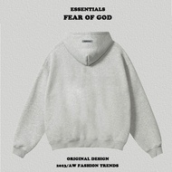 เสื้อฮู้ดแฟชั่นฤดูใบไม้ร่วงและฤดูหนาวสำหรับผู้ชาย FOG Essentials ALTINA ทรงหลวม ฮู้ดสะท้อนแสง ทรงหลว