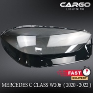 MERCEDES W206 C CLASS 20 21 22 C200 C250 C300 HEADLAMP COVER / HEADLIGHT COVER / HEADLAMP LENS / HEA