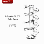 全新雀巢可用膠囊咖啡黑色滑梯造型（360可旋轉）收納架